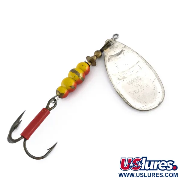 Mepps Aglia 5 Cucchiaino, Nero/Bianco/Argento, 14g, #8045