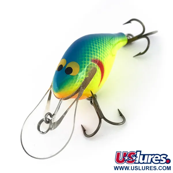 Renegade Little Diver Crankbait, Chartreuse, 11g, Legno Jelutong, #8051