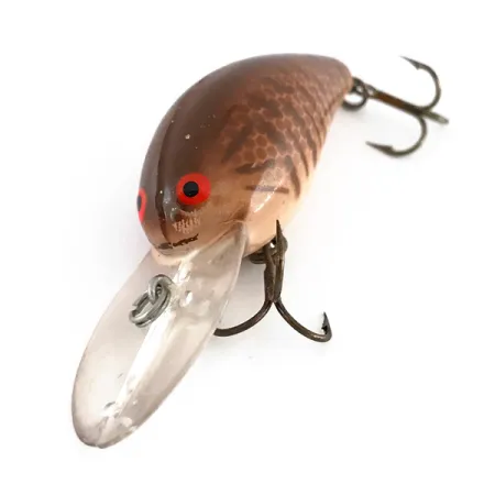 Bomber Model 7A Baby Striper Crankbait, Brown Tiger, 9g, galleggiante, #8053