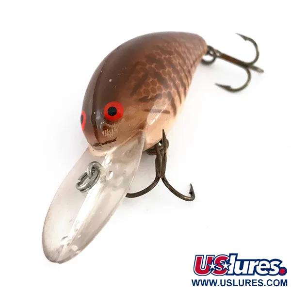 Bomber Model 7A Baby Striper Crankbait, Brown Tiger, 9g, galleggiante, #8053