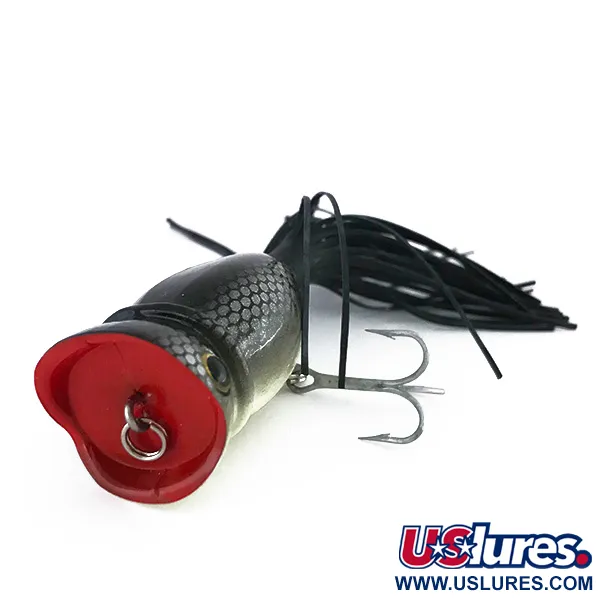 Producers 8054 Popper, Nero / Rosso, 8g, Filamenti gomma, #8054