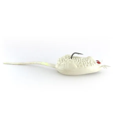 Strike King King Rat Esca Topwater, Bianco, 14g, Antialga, #8065