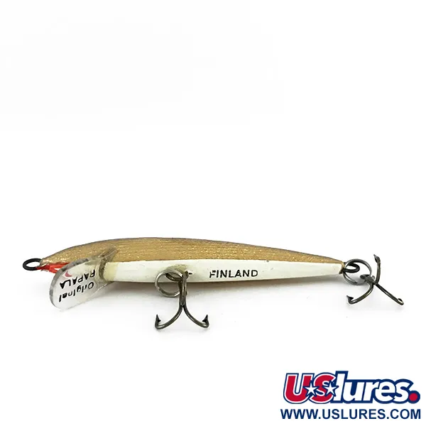 Rapala Original Floater F7 Artificiale, G (Gold), 4g, Balsa, #8075