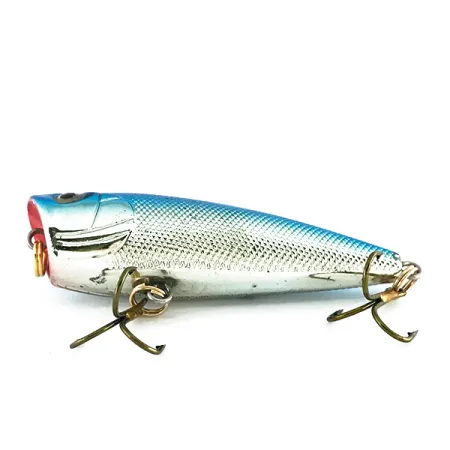 Bass Pro Shops XTS Speed Lures Popper, Argento/Blu, 7g, Topwater, #8082