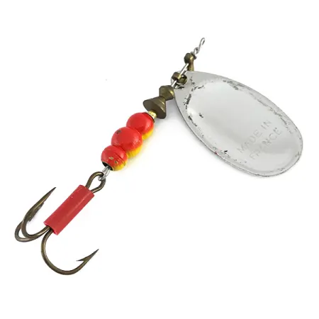 Mepps Aglia 4 Cucchiaino, Argento, 9g, British French Pat, #8085