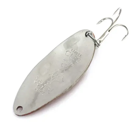 Little Cleo (Hula Girl) Ondulante, Rosso / Bianco / Nickel, 18g, #8089