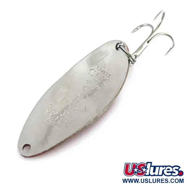 Little Cleo (Hula Girl) Ondulante, Rosso / Bianco / Nickel, 18g, #8089