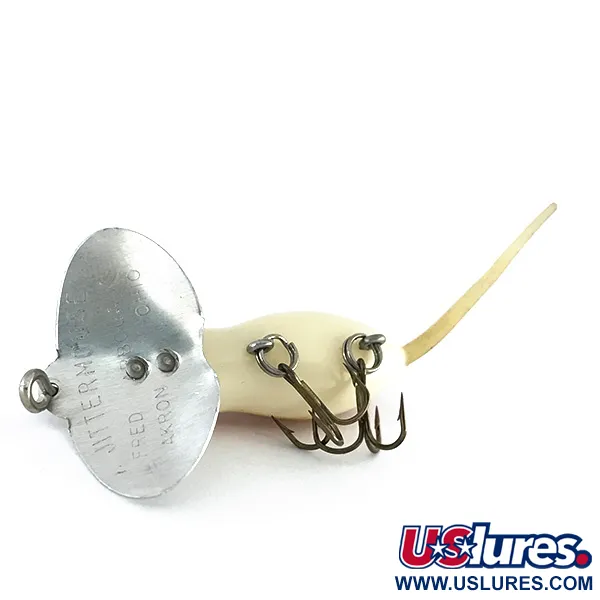 Fred Arbogast Jitter Mouse Esca Topwater, Marrone, 4g, Coda Mobile, #8095