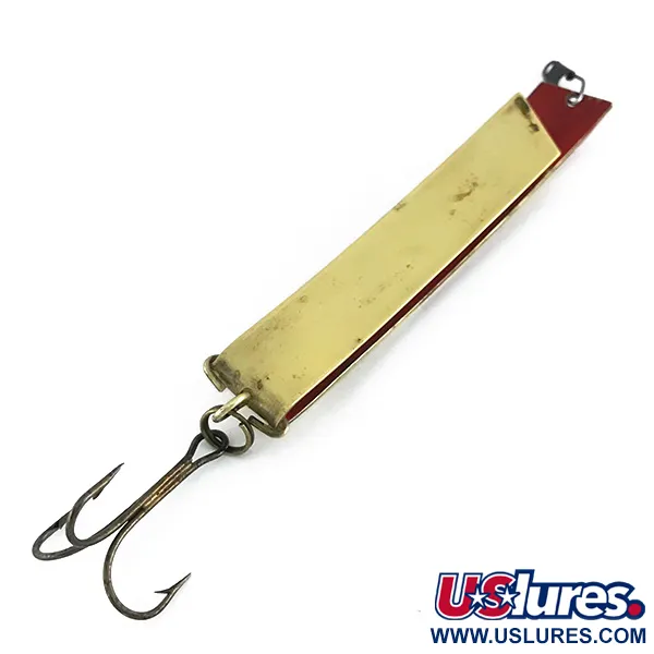 Luhr Jensen Super-Duper 516 Ondulante, Ottone / Rosso, 18g, #8096