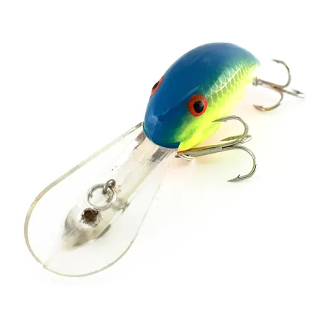 Bandit 300 Crankbait, Scaglie Giallo-Blu, 8,5g, Glow, #8098