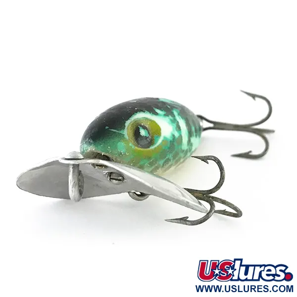Fred Arbogast Jitterbug v Esca Superficie, Verde, 7g, Paletta Metallo, #8102