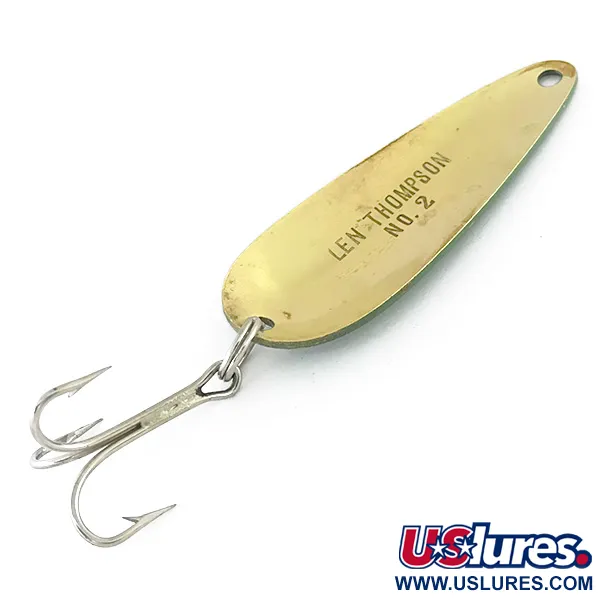 Len Thompson #2 Ondulante, Verde / Ottone, 28g, Base ottone, #8107