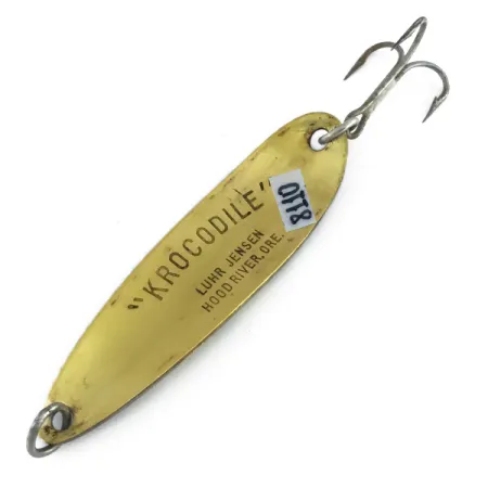 Luhr Jensen Krocodile Die #5 Ondulante, Frog/Ottone, 28g, Ottone, #8110