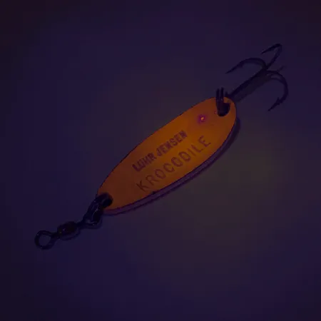 Luhr Jensen Krocodile UV Ondulante, Red/Rainbow, 9g, UV-Finish, #8116