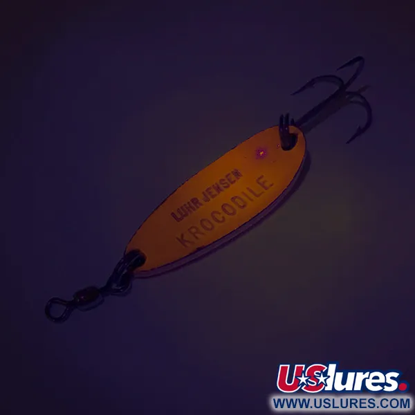 Luhr Jensen Krocodile UV Ondulante, Red/Rainbow, 9g, UV-Finish, #8116