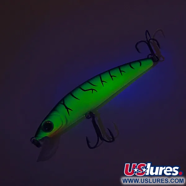 Cotton Cordell 3.5 Minnow Artificiale, Green Tiger, 7g, UV, #8127