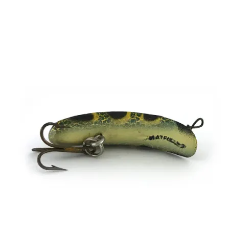 Yakima Bait FlatFish F4 Esca Traina, Frog, 1.4g, Silhouette Helin, #8133