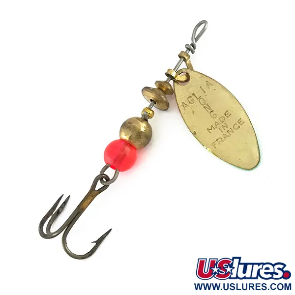 Mepps Aglia Long 0 Cucchiaino, Rainbow, 2.6g, Foglia Salice, #8142