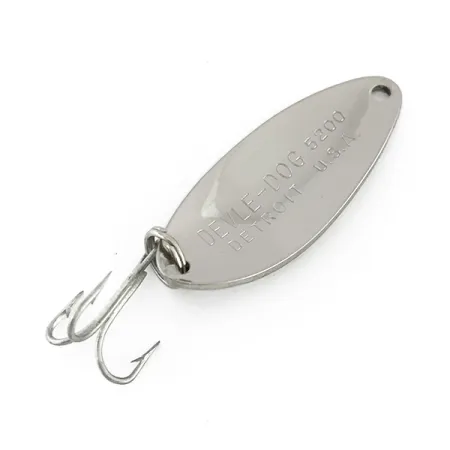 Eppinger Dardevle Devle Dog 5200 Ondulante, Nichel, 7g, Vintage, #8150