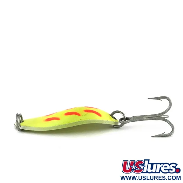 Luhr Jensen Little Jewel UV Ondulante, Giallo / Rosso, 9g, UV, #8151