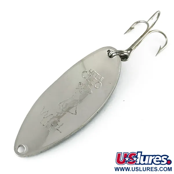 Acme Little Cleo (Hula Girl) Ondulante, Nichel / Blu, 14g, #8173