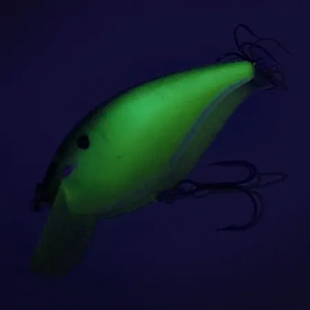 Norman Little N UV Crankbait, Verde, 11g, UV Reattivo, #8198