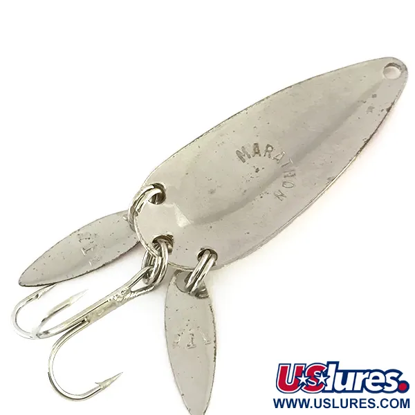 Marathon (with sonic blades) Ondulante, Rosso/Bianco/Nickel, 8g, #8200