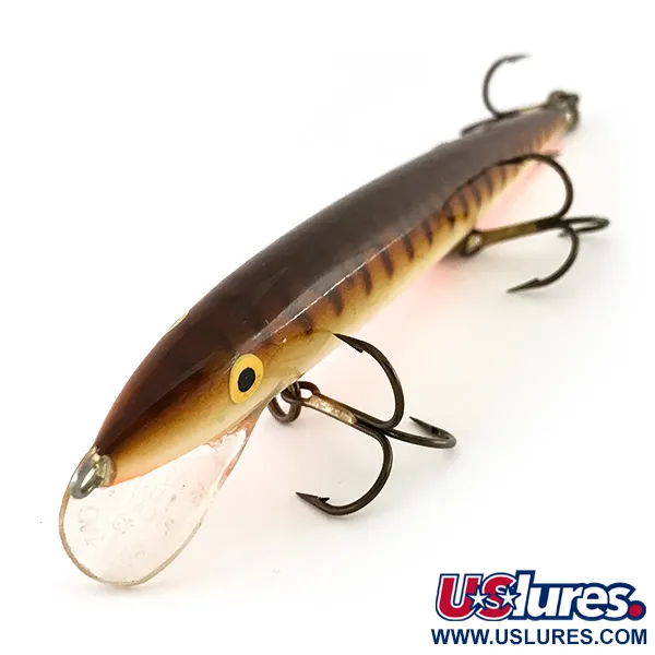 Rapala Husky Floating 13 Artificiale, Brown Tiger, 9g, Finlandia, #8204