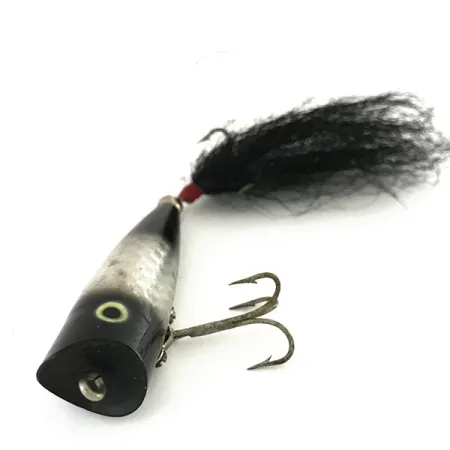 Heddon Tiny Chugger Popper, Nero / Arcobaleno, 8.5g, #8210