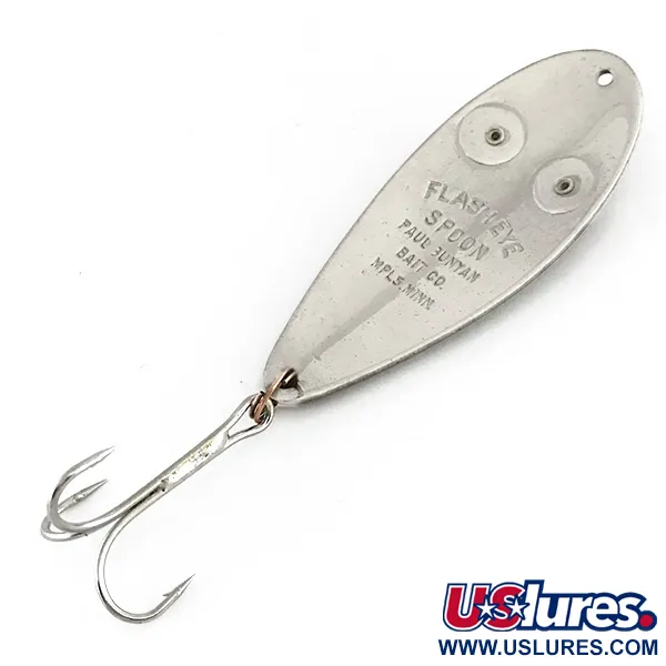 Paul Bunyan Flash eye spoon Ondulante, Nickel/Rosso, 17g, #8229