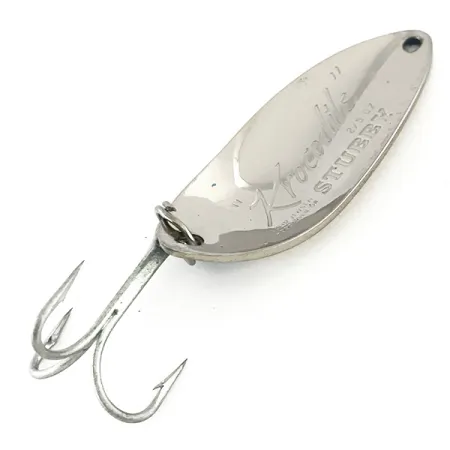 Luhr Jensen Krocodile Stubby Ondulante, Nickel/Blu Chiaro, 14g, #8236