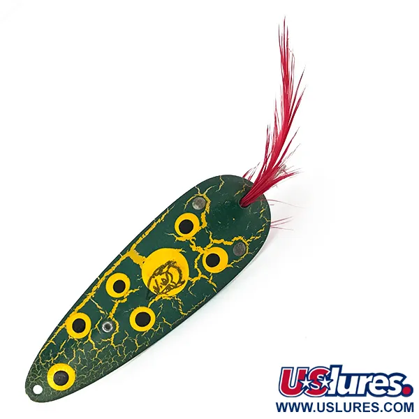 Eppinger Weedless Dardevle Ondulante, Frog/Nickel, 28g, Antialga, #8249