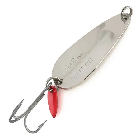 Cucchiaino Luhr Jensen Les Davis Hotrod, Nichel / Rosso, 14g, #8254