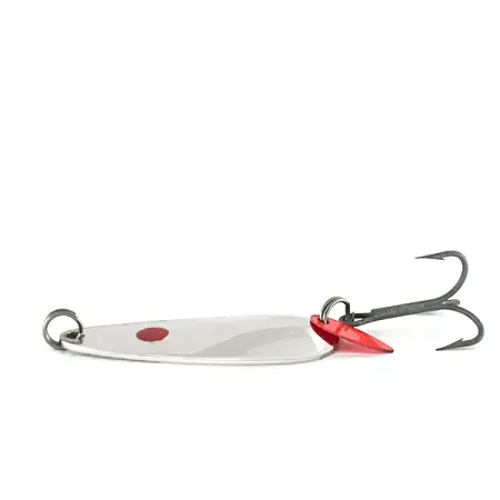 Cucchiaino Luhr Jensen Les Davis Hotrod, Nichel / Rosso, 14g, #8254