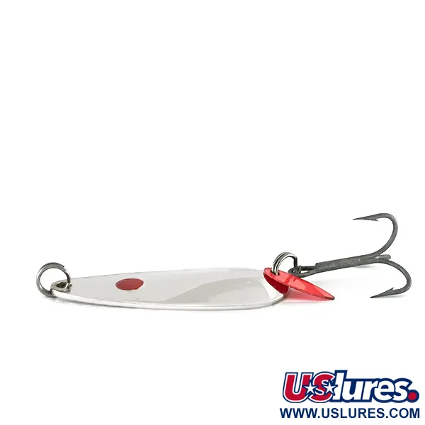 Cucchiaino Luhr Jensen Les Davis Hotrod, Nichel / Rosso, 14g, #8254