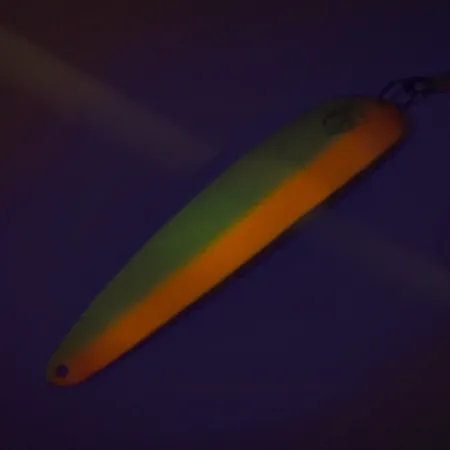 Dardevle Big Ed Flutter-Chuck 3700 Ondulante, UV Glow, 25g, #8279