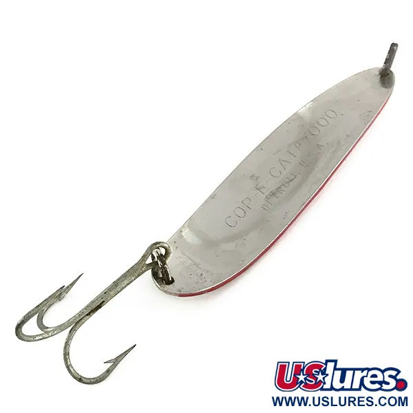 Ondulante Eppinger Dardevle Cop-E-Cat 7000, Rosso/Bianco/Nichel, #8280