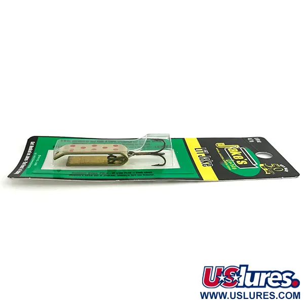 Jake's Lures Lil Jake Ondulante, Oro / Rosso, 4.7g, Placcata, #8336