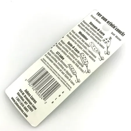 Jake's Lures Lil Jake Ondulante, Oro / Rosso, 4.7g, Placcata, #8336