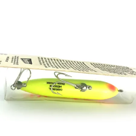 Heddon Zara Spook Esca Topwater, Giallo / Rosso, 21g, Vintage, #8337