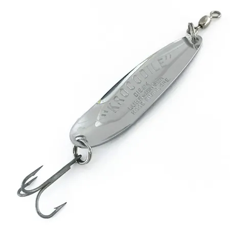 Luhr Jensen Krocodile Die #4 Cucchiaino, Nickel, 14g, Prisma, #8341