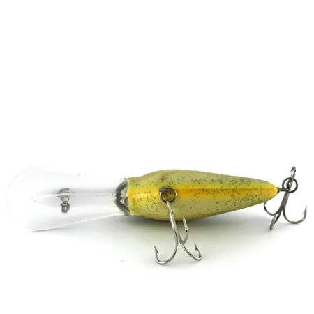 Norman DD 22 Crankbait da profondità, Oliva, 28g, Rattle, #8347
