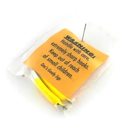 Doc's Goofy Jig UV Jig, Giallo, 7g, Reazione UV, #8396