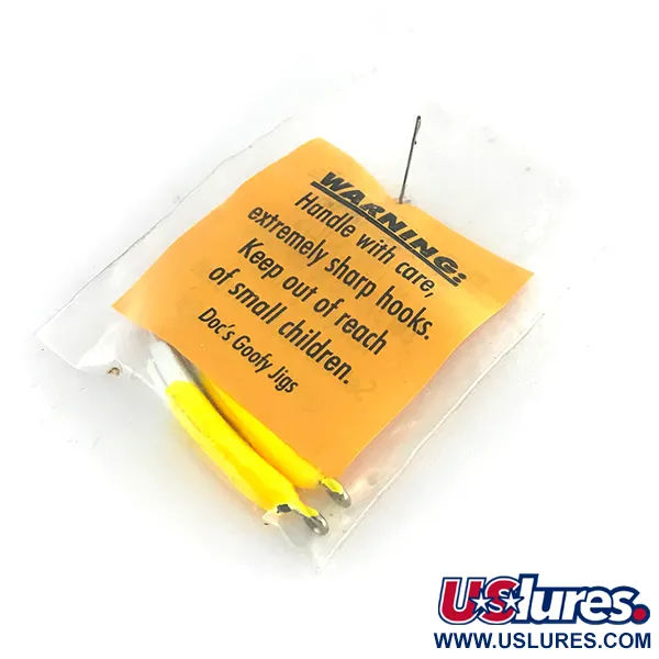 Doc's Goofy Jig UV Jig, Giallo, 7g, Reazione UV, #8396