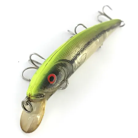 Bomber Magnum Long A Minnow, Argento-Chartreuse, 26g, Vintage, #8407