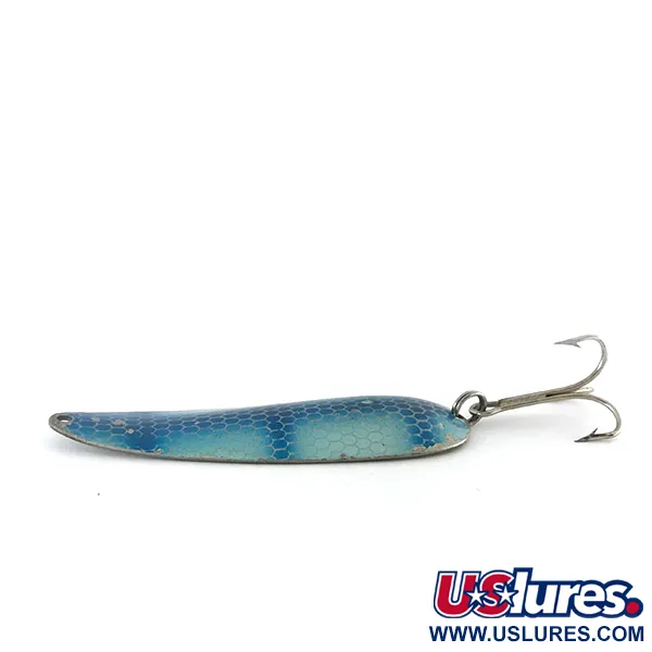 Eppinger Dardevle Ondulante, Nickel / Blu chiaro, 28g, Vintage, #8410