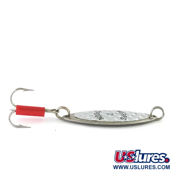Mepps Spoon 2 Ondulante, Nickel / Ologramma Arcobaleno, 9g, USA, #8423