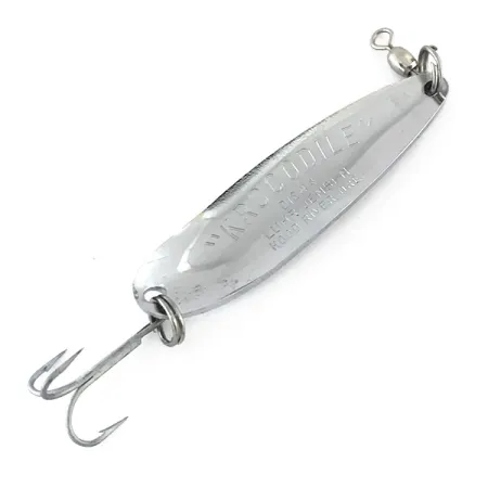 Luhr Jensen Krocodile Die #4 Ondulante, Nichel martellato, 19g, #8426