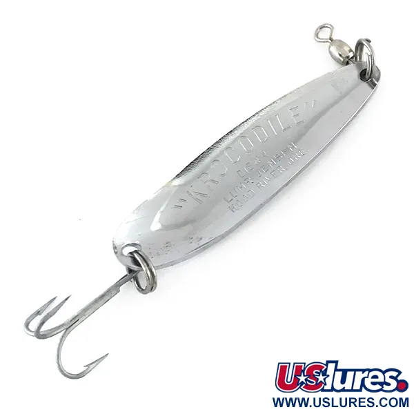 Luhr Jensen Krocodile Die #4 Ondulante, Nichel martellato, 19g, #8426