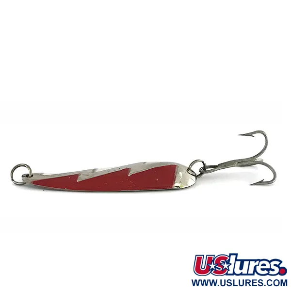 AL&W Tackle Al&W Lightning Waterwitch Ondulante, Nichel/Bianco/Rosso, 36g, #8427